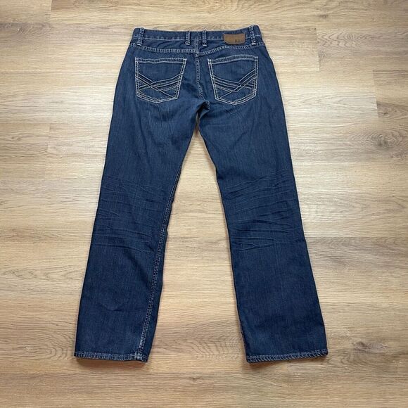 BKE Jeans Mens 32 Blue Carter Straight Denim Stretch - Picture 5 of 11
